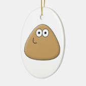 Happy Pou - Oval Ornament (Links)