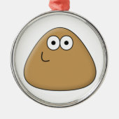 Happy Pou - Premium Round Ornament (Vorne)