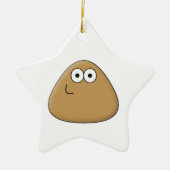 Happy Pou - Star Ornament (Vorne)