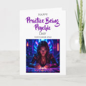 Happy Practice being Psychic Day! Nov 2nd Karte (Vorderseite)