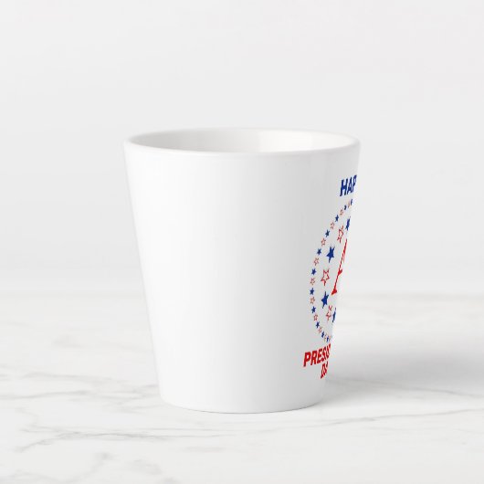 Happy President's day custom monogram Coffee Tasse (Vorderseite)