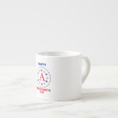 Happy President's day custom monogram Coffee Tasse (Vorderseite Rechts)