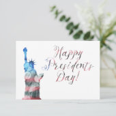 Happy President's Day Liberty beide Einladung (Stehend Vorderseite)