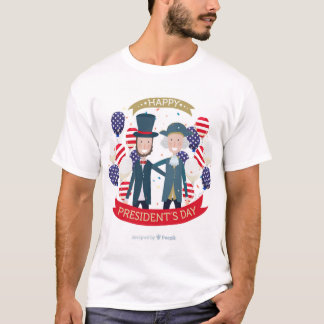 Happy President's Day T - Shirt Design