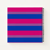 Happy Pride Bisexual Flag Notizblock (Rückseite)