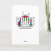 Happy Pride Day | 28. Juni Rainbow Karte (Rückseite)