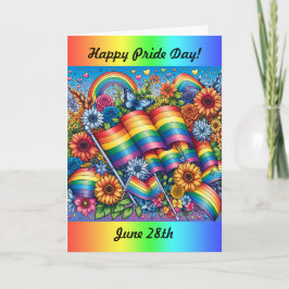 Happy Pride Day | 28. Juni Rainbow Karte