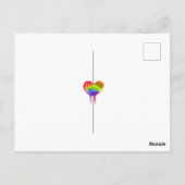 Happy Pride Day | 28. Juni Rainbow Postkarte (Rückseite)