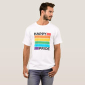 HAPPY PRIDE GAY T-Shirt (Vorne ganz)