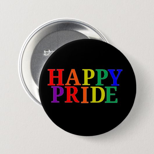 Happy Pride Month Button (Vorne & Hinten)
