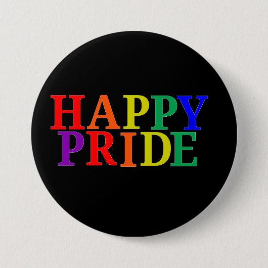 Happy Pride Month Button (Vorderseite)