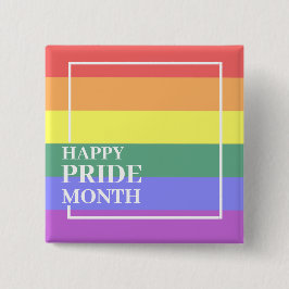 Happy Pride Month Button