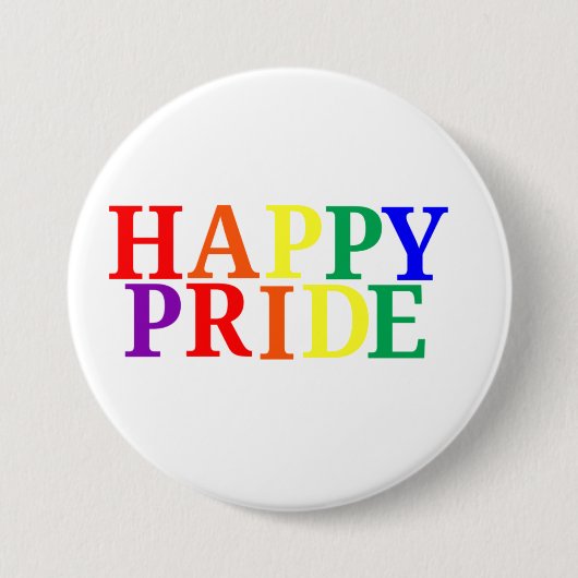 Happy Pride Month Button (Vorderseite)