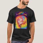Happy Pride Month Embracing Liebe Rainbow Tshirt (Vorderseite)