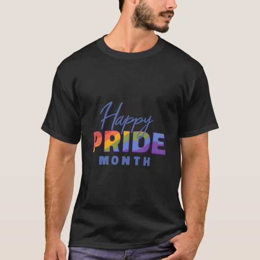 Happy Pride Month Radiant Diversity T-Shirt (Vorderseite)