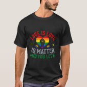Happy Pride Month Rainbow Flag For Proud Ally T-Shirt (Vorderseite)