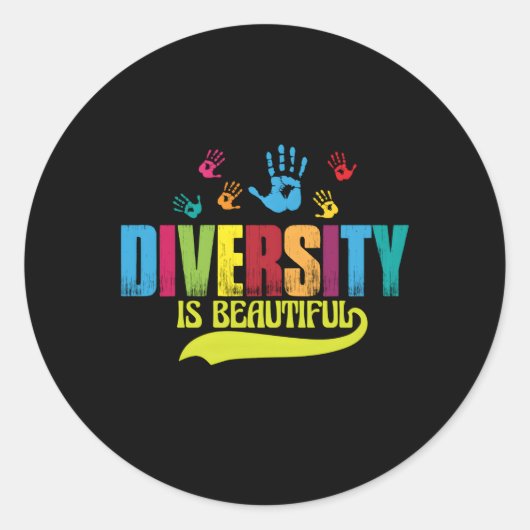 Happy Pride Month Regenbogenflagge für stolze Alli Runder Aufkleber (Vorderseite)