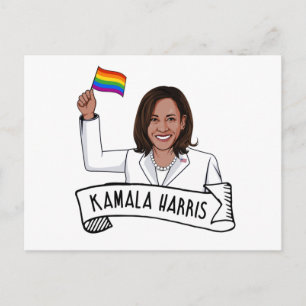 Happy Pride von Kamala Harris Postkarte