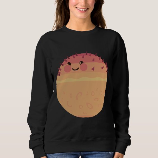 Happy Puffer Fish Sweatshirt (Vorderseite)