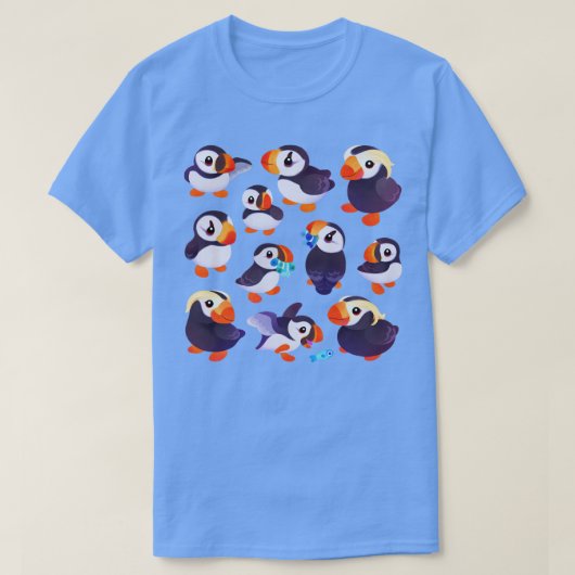 Happy Puffin T-Shirt (Design vorne)