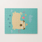 Happy Puggy Jigsaw Puzzle (Horizontal)