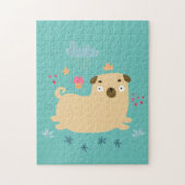 Happy Puggy Jigsaw Puzzle (Vertikal)