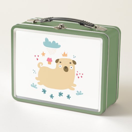 Happy Puggy Lunchbox (Vorderseite)