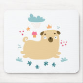 Happy Puggy Mousepad (Vorne)