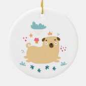 Happy Puggy Ornament (Hinten)