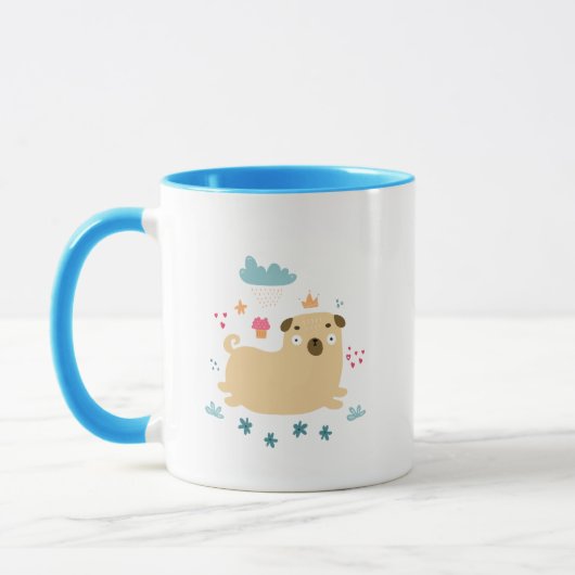 Happy Puggy Tasse (Links)