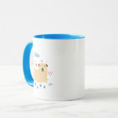 Happy Puggy Tasse (Vorderseite Links)