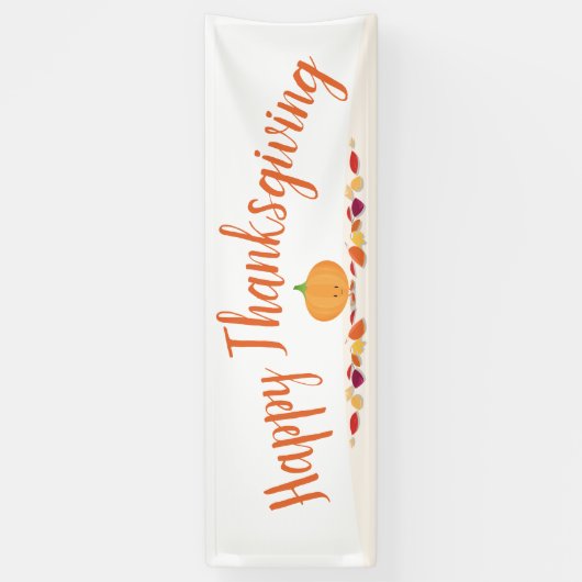 Happy Pumpkin Erntedank Banner (Vertikal)
