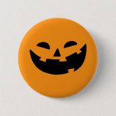 Happy Pumpkin Face Button (Vorderseite)