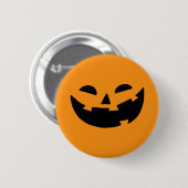 Happy Pumpkin Face Button (Vorne & Hinten)