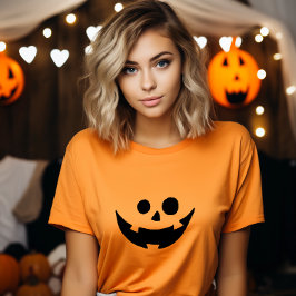Happy Pumpkin Face Costume T-Shirt