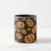 Happy Pumpkin Face | Halloween Tasse (Zentrum)