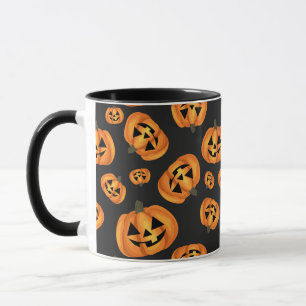 Happy Pumpkin Face   Halloween Tasse