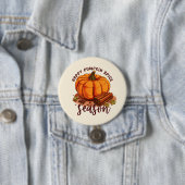 Happy Pumpkin Gewürzsaison - Gemütliche Herbstwoch Button (Beispiel)