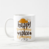 Happy Pumpkin Gewürzsaison Kaffeetasse (Links)