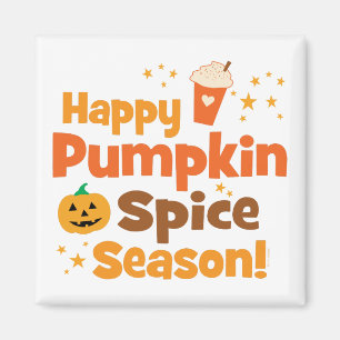 Happy Pumpkin Gewürzsaison Magnet