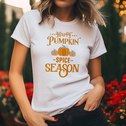 Happy Pumpkin Gewürzsaison T-Shirt