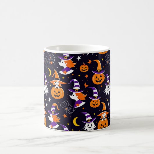 Happy Pumpkin Halloween Kaffeetasse (Mittel)