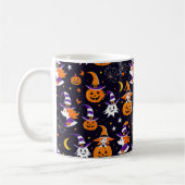 Happy Pumpkin Halloween Kaffeetasse (Links)