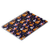 Happy Pumpkin Halloween Notizblock (Linke Seite)