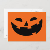 Happy Pumpkin Postkarte (Vorne/Hinten)
