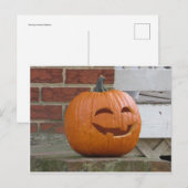 Happy Pumpkin Postkarte (Vorne/Hinten)