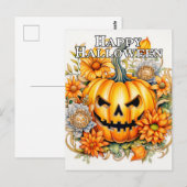 Happy Pumpkin Season Postkarte (Vorne/Hinten)