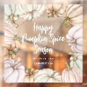 Happy Pumpkin Spice Fensteraufkleber (Blatt 2)
