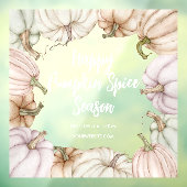 Happy Pumpkin Spice Fensteraufkleber (Blatt 3)