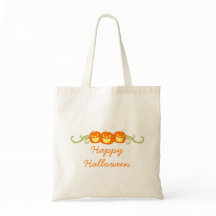Happy Pumpkin Wirbel Halloween Bag